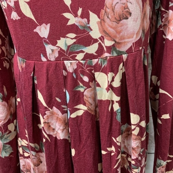 EUC 12 PM By Mon Ami Floral Babydoll Pleated Dress - Picture 6 of 10